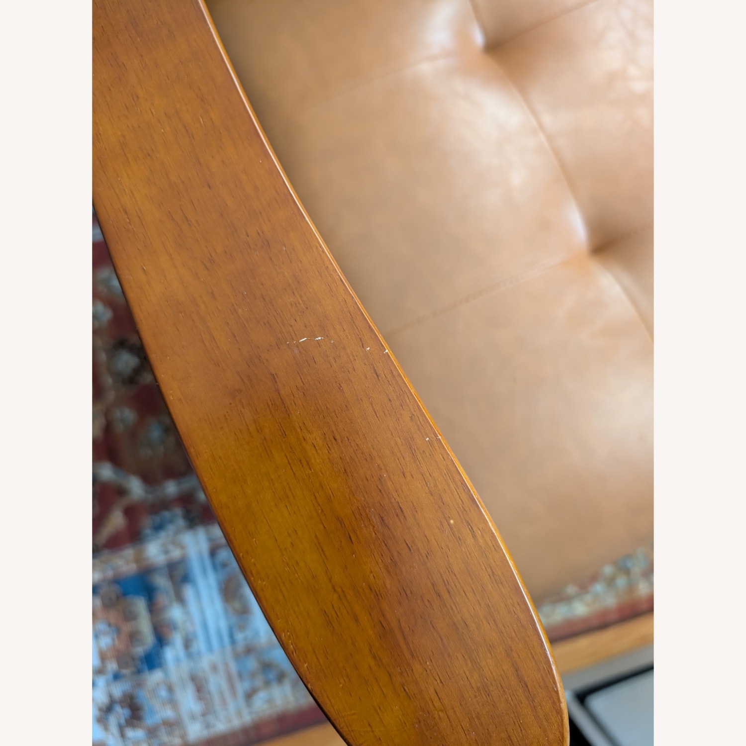 Wayfair Light Brown Faux Leather Accent Chair - image-4