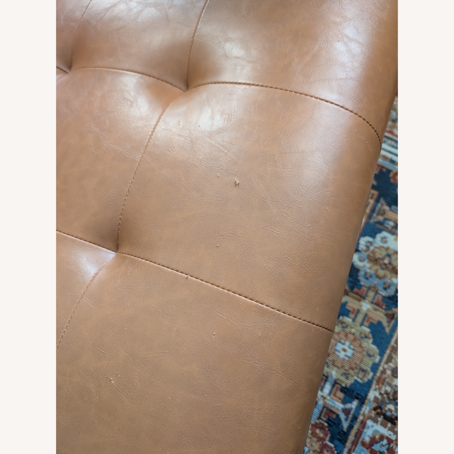 Wayfair Light Brown Faux Leather Accent Chair - image-5