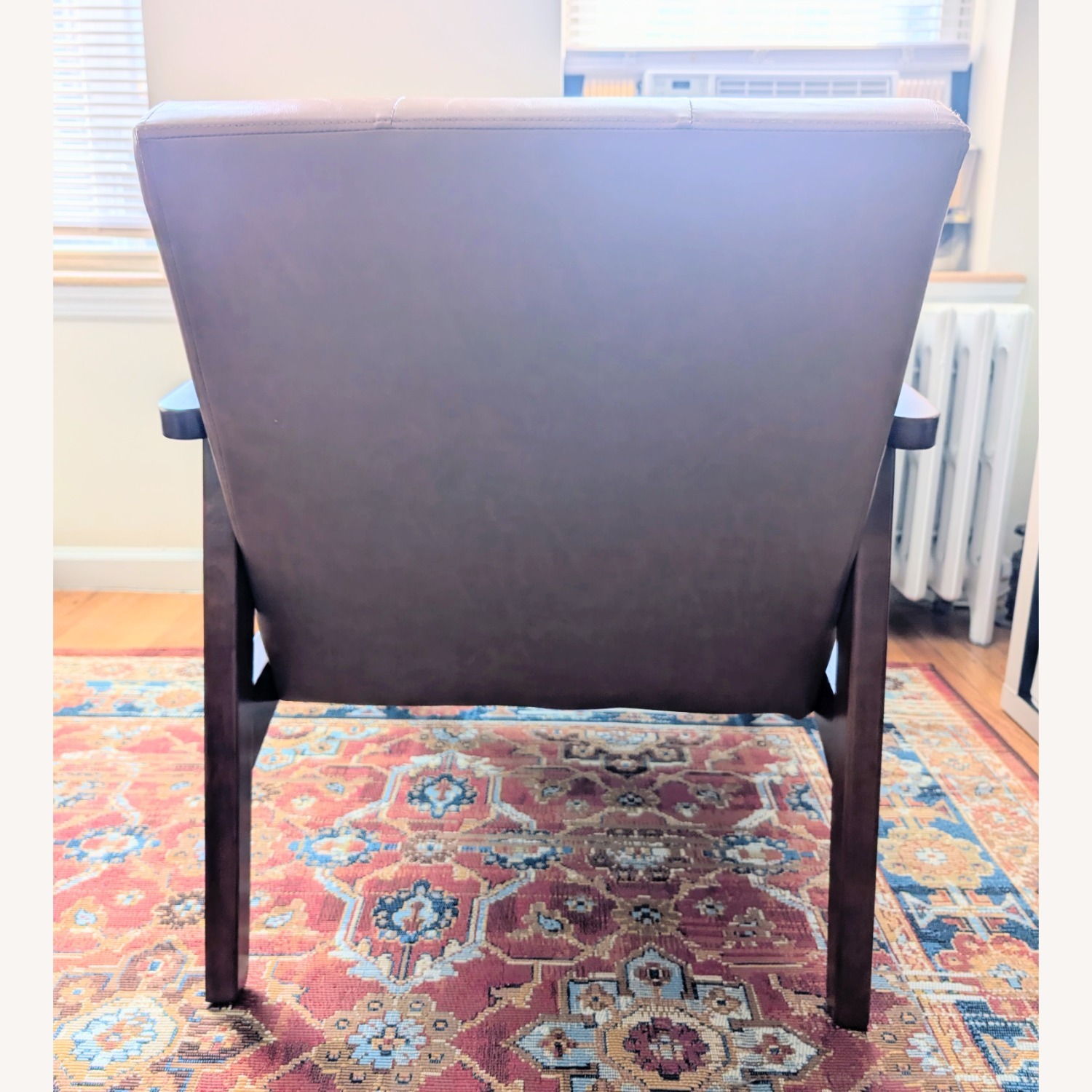 Wayfair Light Brown Faux Leather Accent Chair - image-3