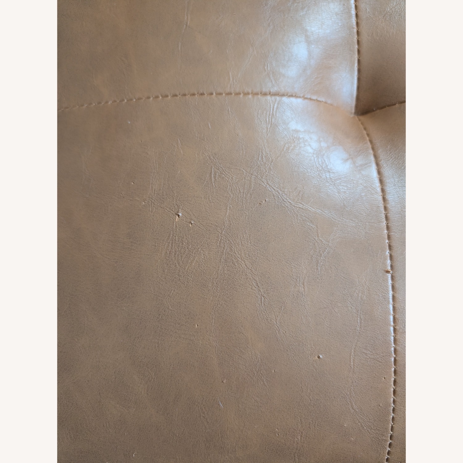 Wayfair Light Brown Faux Leather Accent Chair - image-7