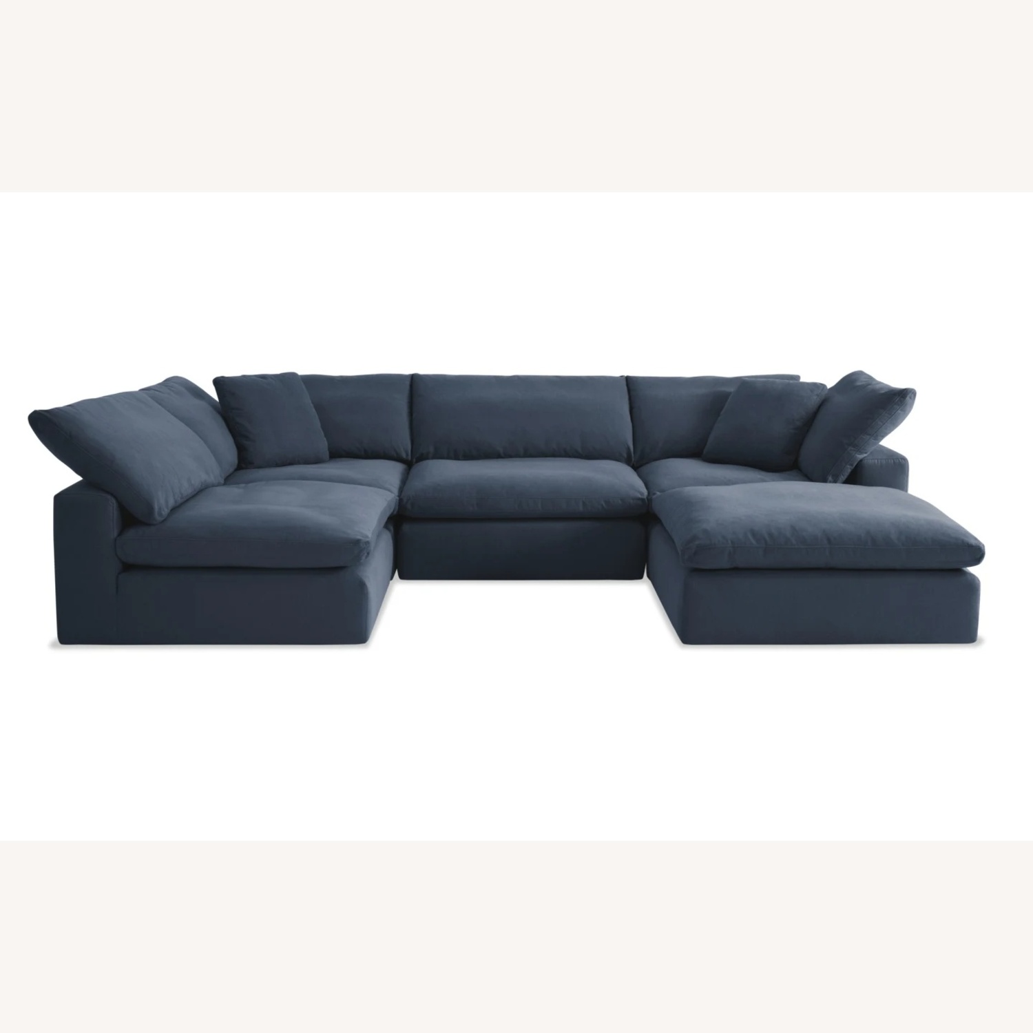 Bob's Discount Furniture Dream Navy 5 Piece Sectional - image-6