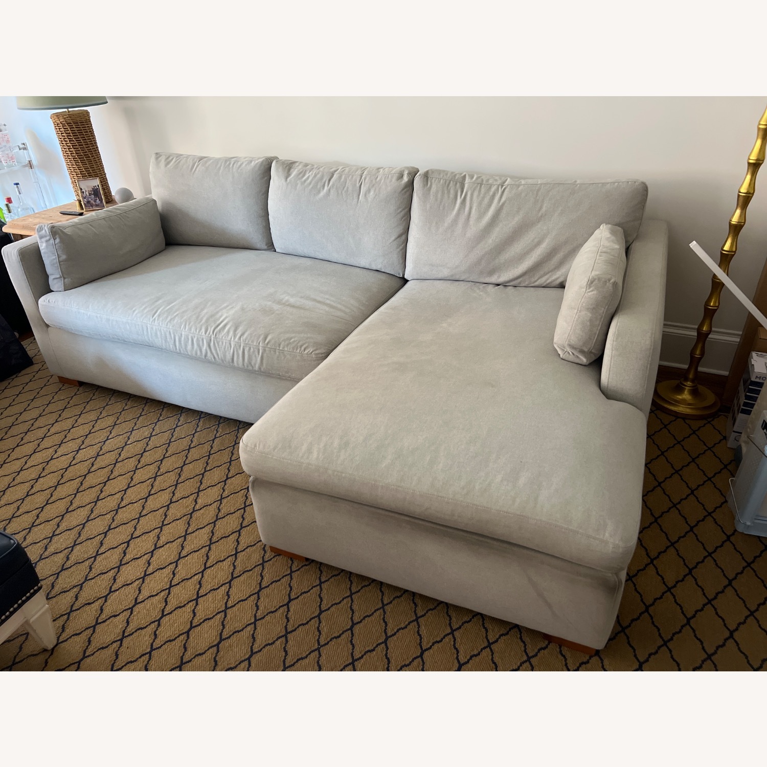 Interior Define Charly Ecru Sectional Sofa - image-2