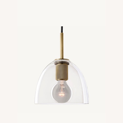 Used Restoration Hardware Utilitaire Cloche Shade Pendant for sale on AptDeco