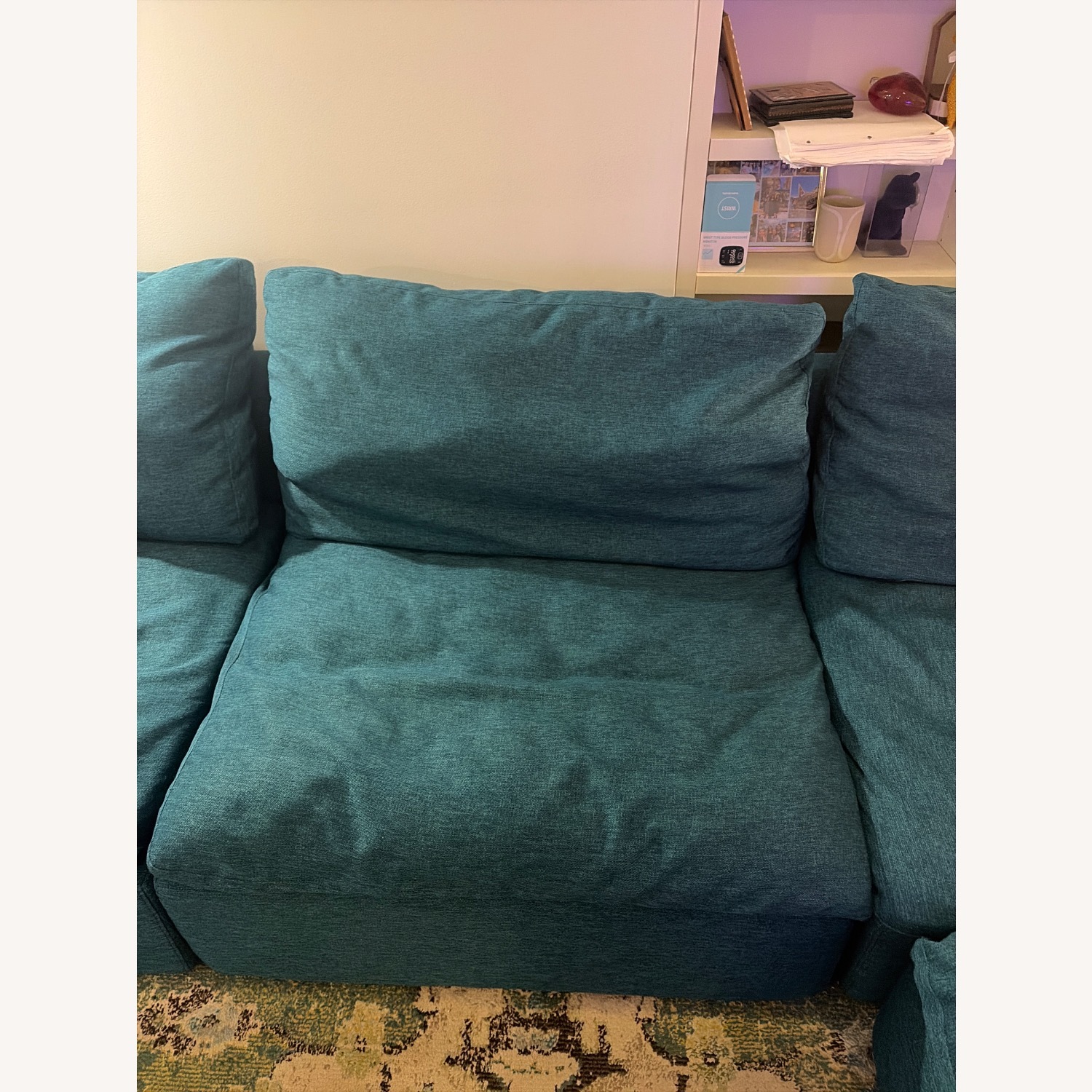 Joybird Bryant Blue Fabric 3+ Piece Sectional - image-7