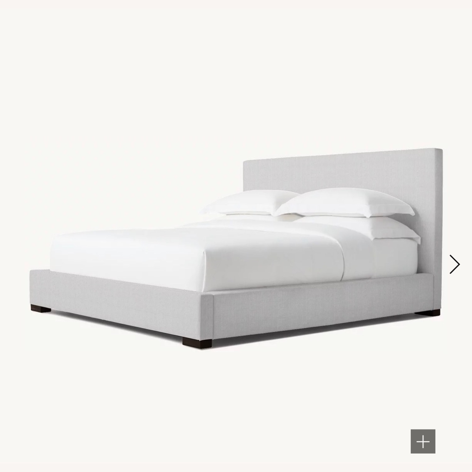 Restoration Hardware Modena Fabric Panel Bed - image-1