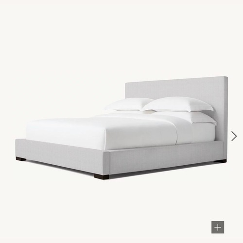 Used Restoration Hardware Modena Fabric Panel Bed for sale on AptDeco