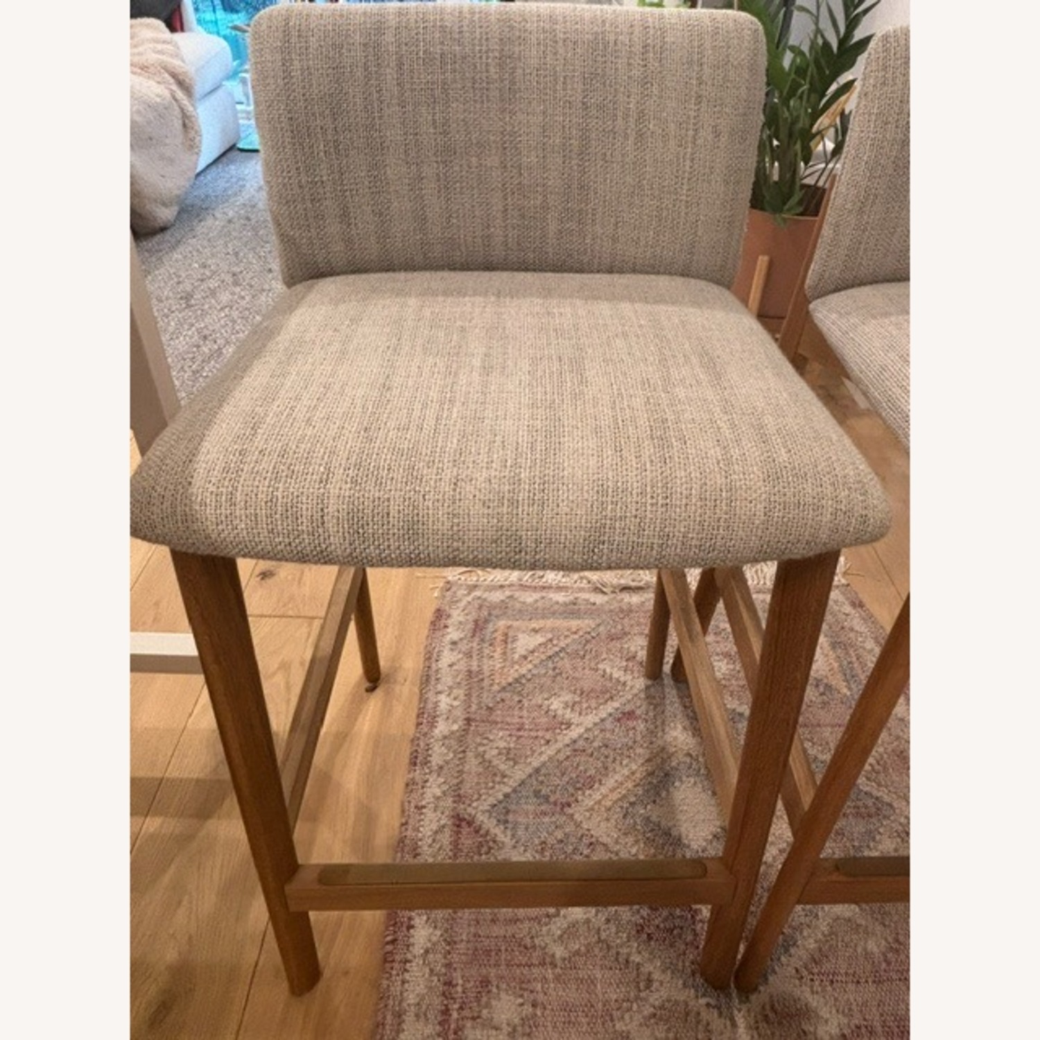 Design Within Reach Natural Boucle Stools - image-3