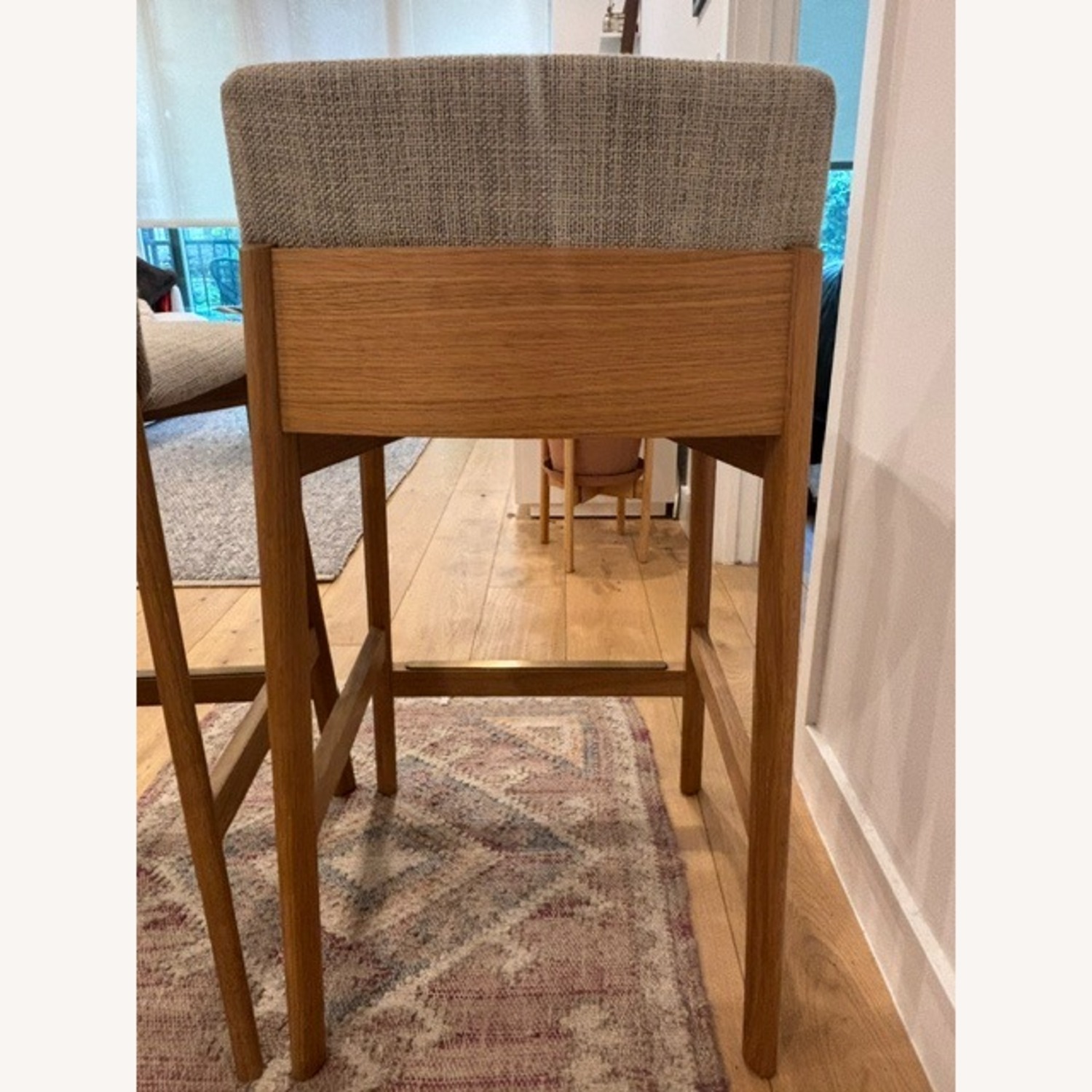 Design Within Reach Natural Boucle Stools - image-7