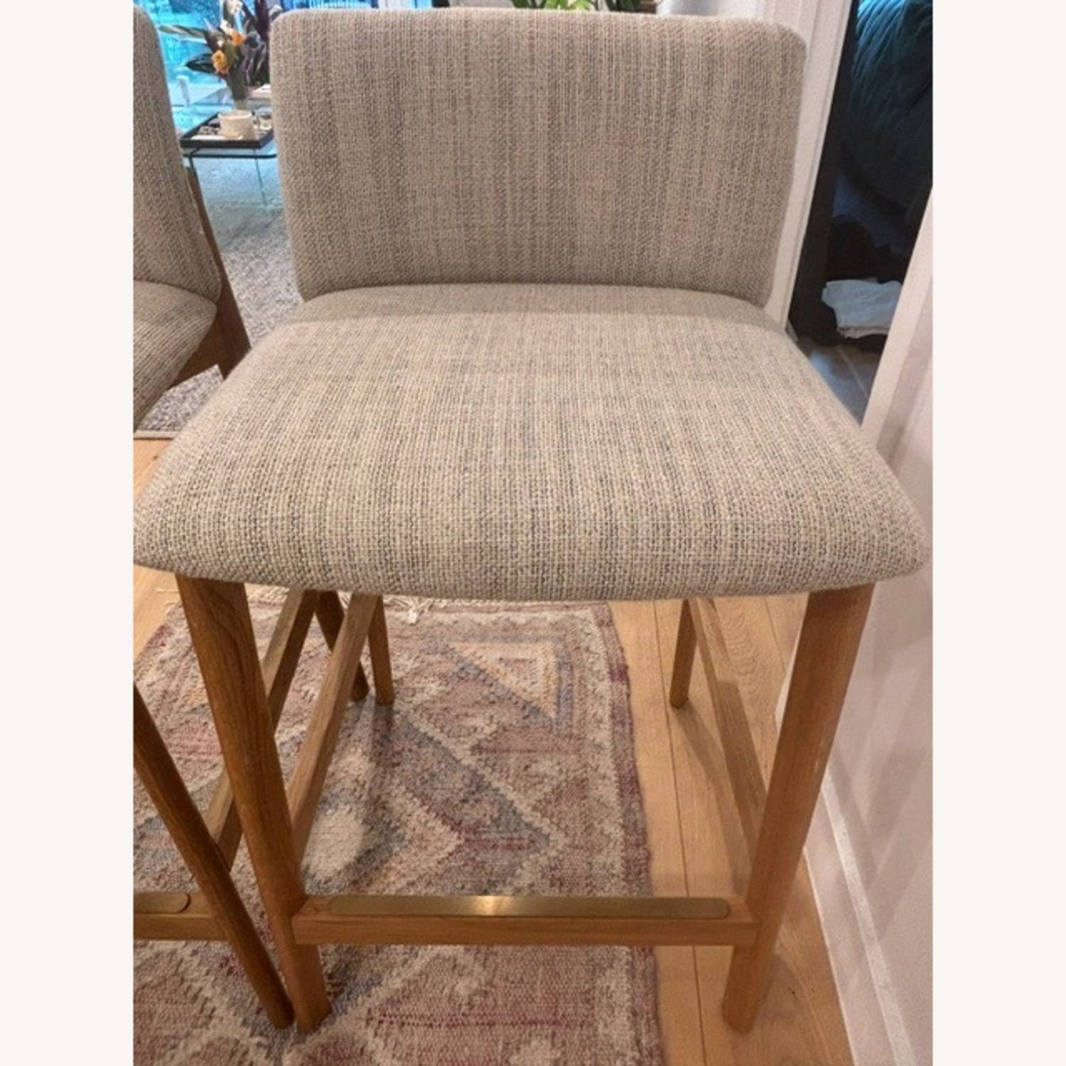 Design Within Reach Natural Boucle Stools - image-4