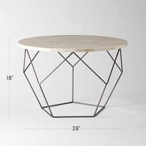 Used West Elm Origami 28" Coffee Table for sale on AptDeco