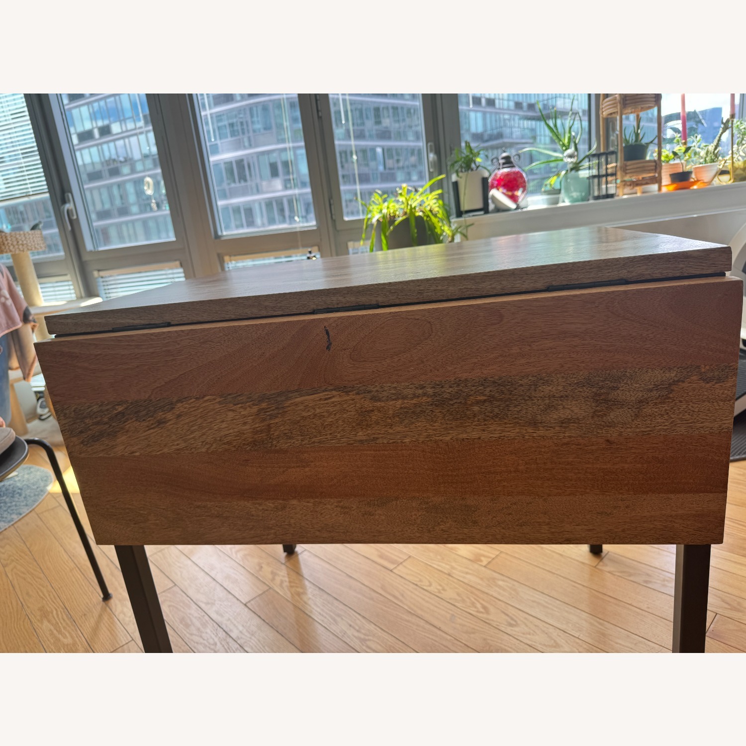West Elm Drop Leaf Table 24"–48" - image-4