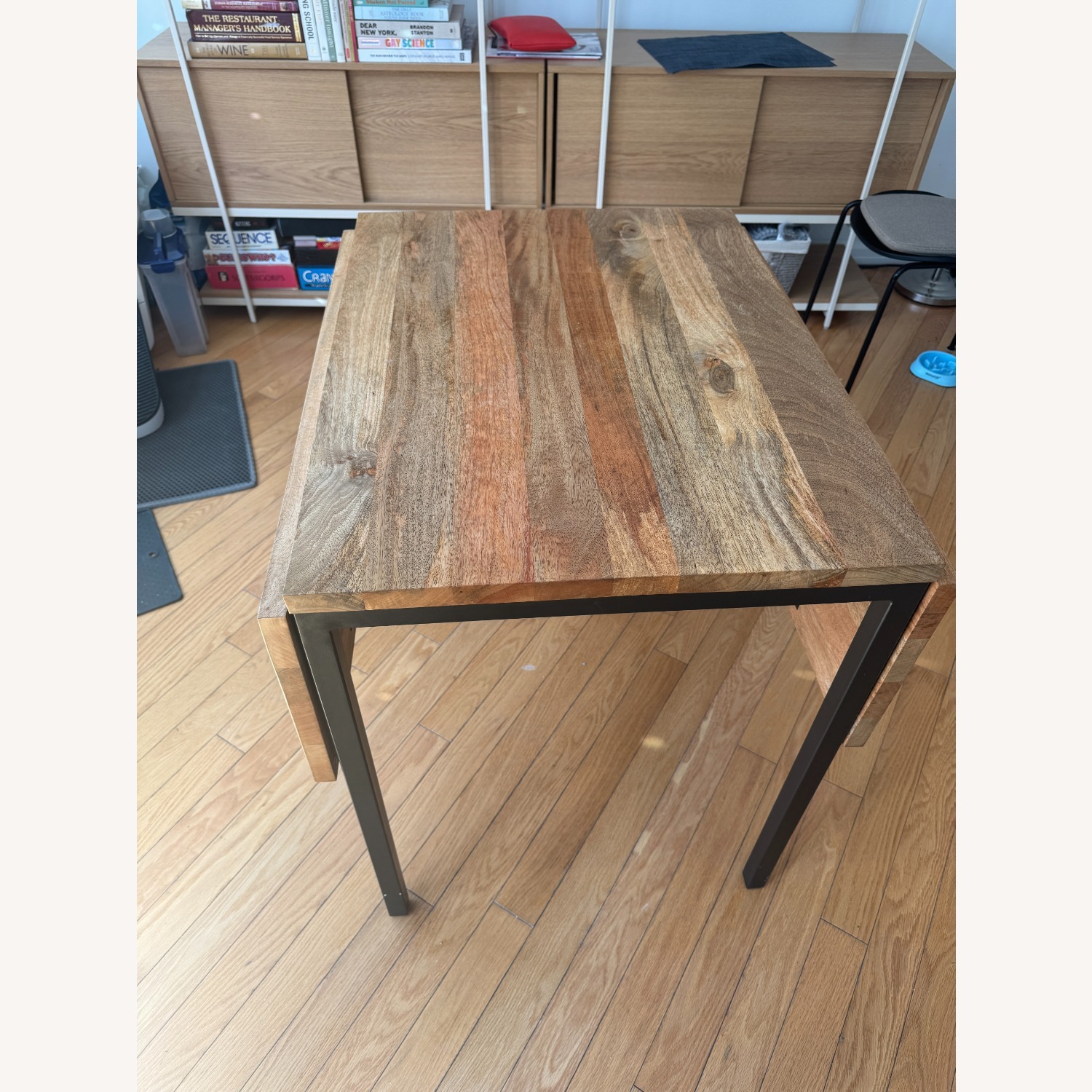 West Elm Drop Leaf Table 24"–48" - image-6