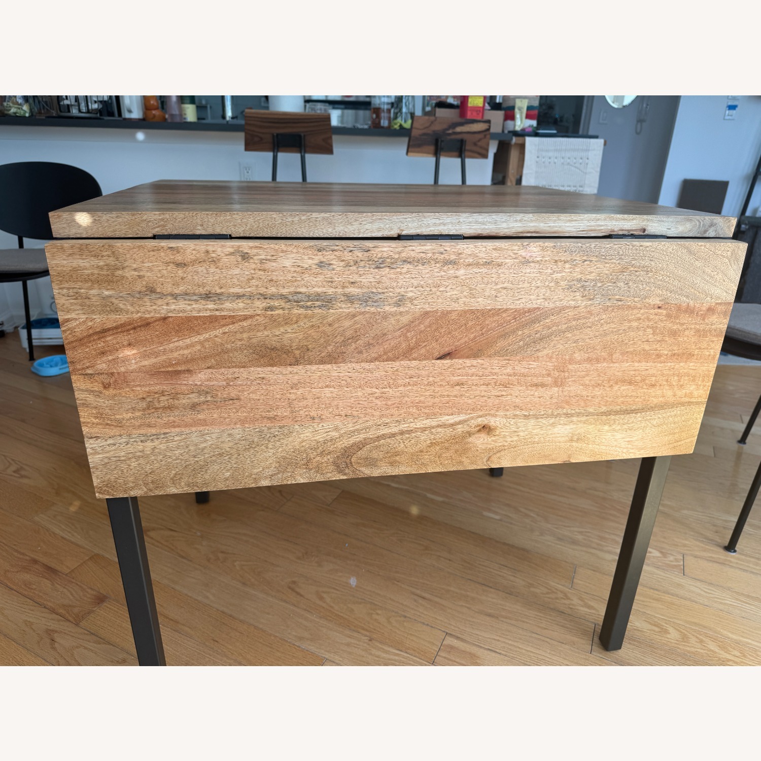West Elm Drop Leaf Table 24"–48" - image-5