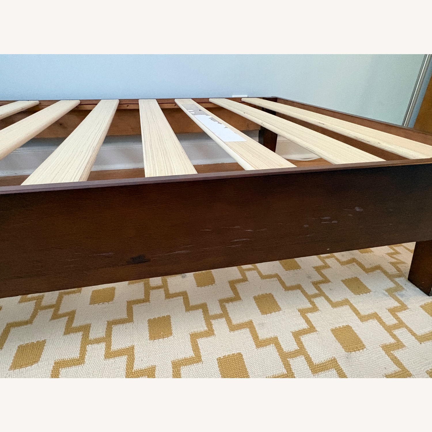 Solid wood Craftsman-style twin platform bed - image-3
