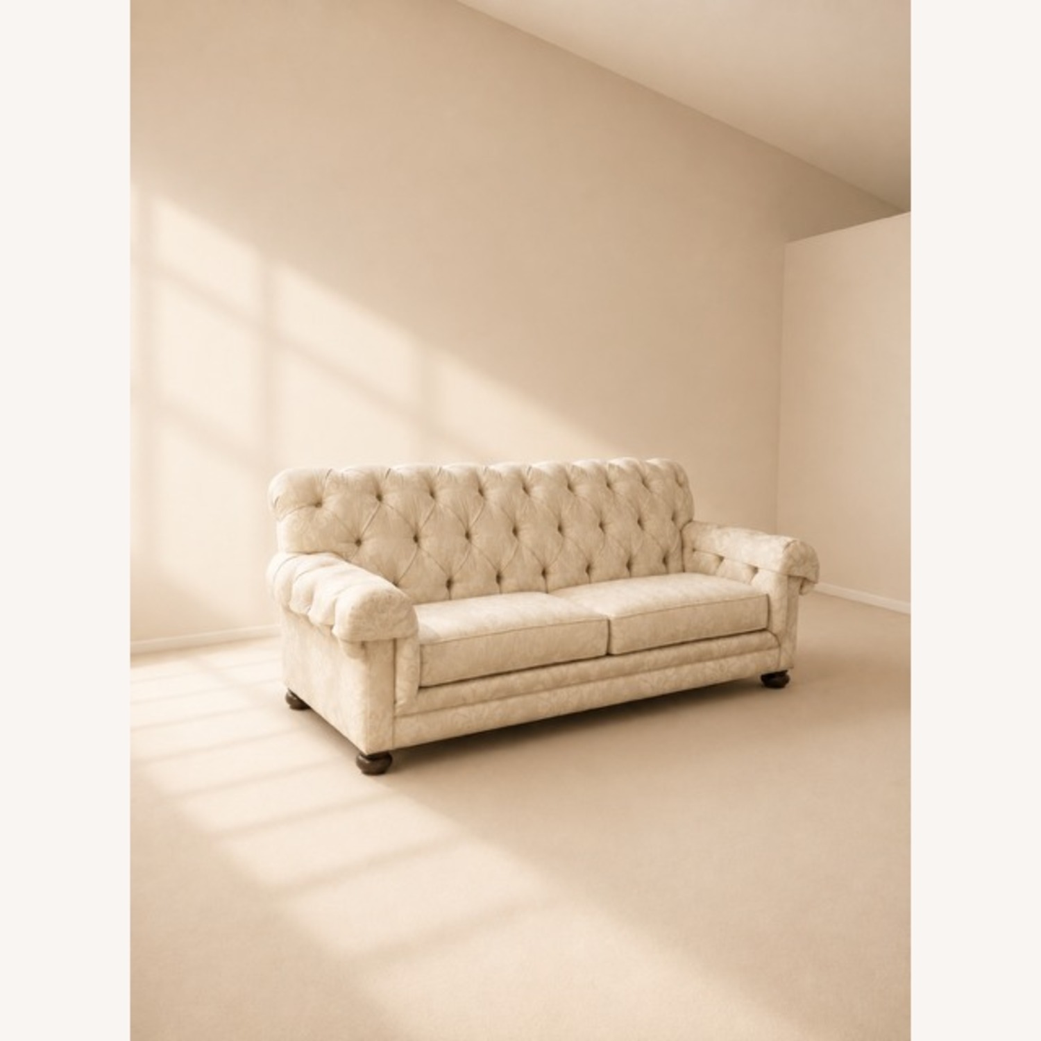 Ethan Allen Chadwick Ivory Sofa - image-4