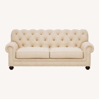 Ethan Allen Chadwick Ivory Sofa