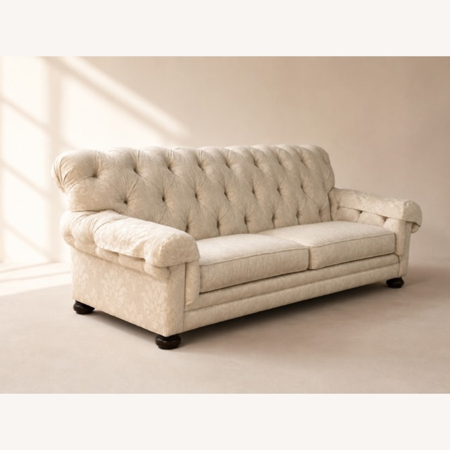 Ethan Allen Chadwick Ivory Sofa - image-3