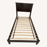 Wayfair Twin Platform Bed in Solid Rubberwood