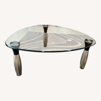 Triangle Glass Coffee Table