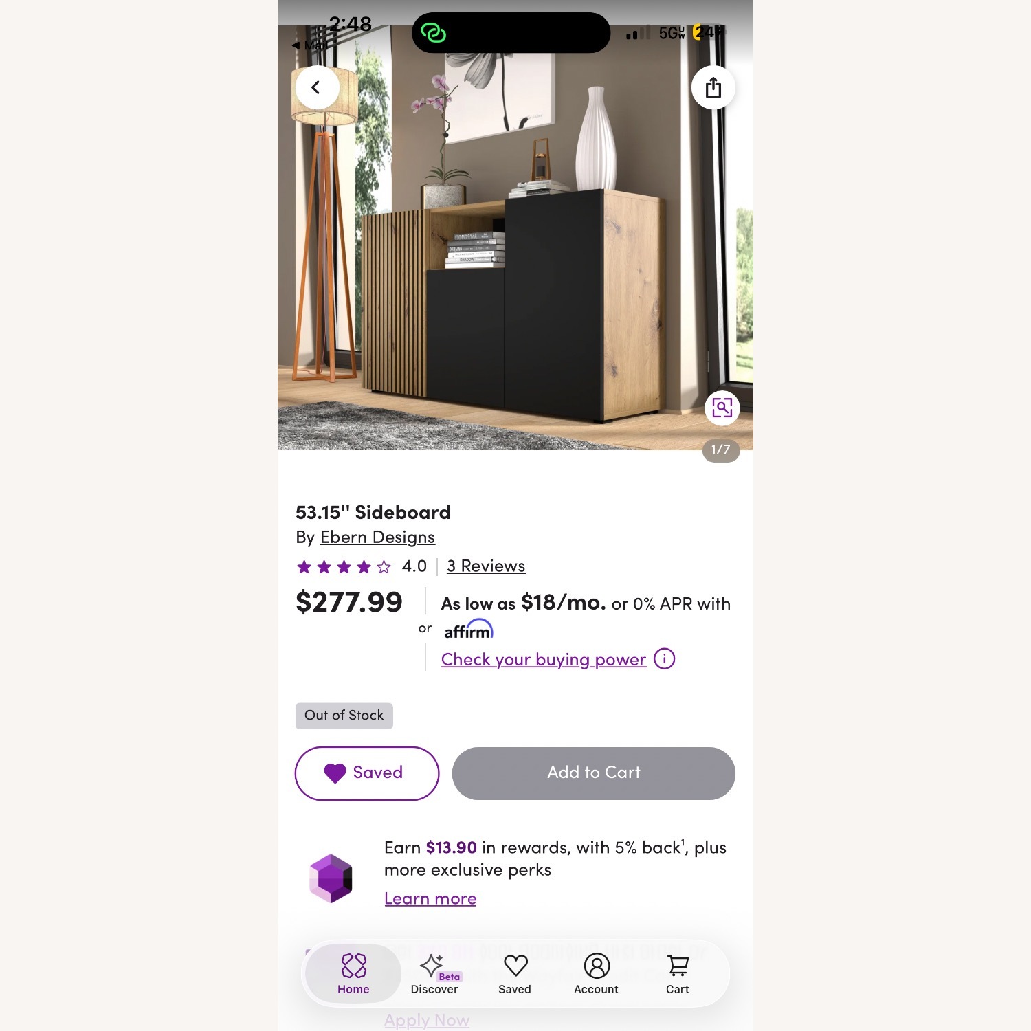 Wayfair Sideboard - image-1