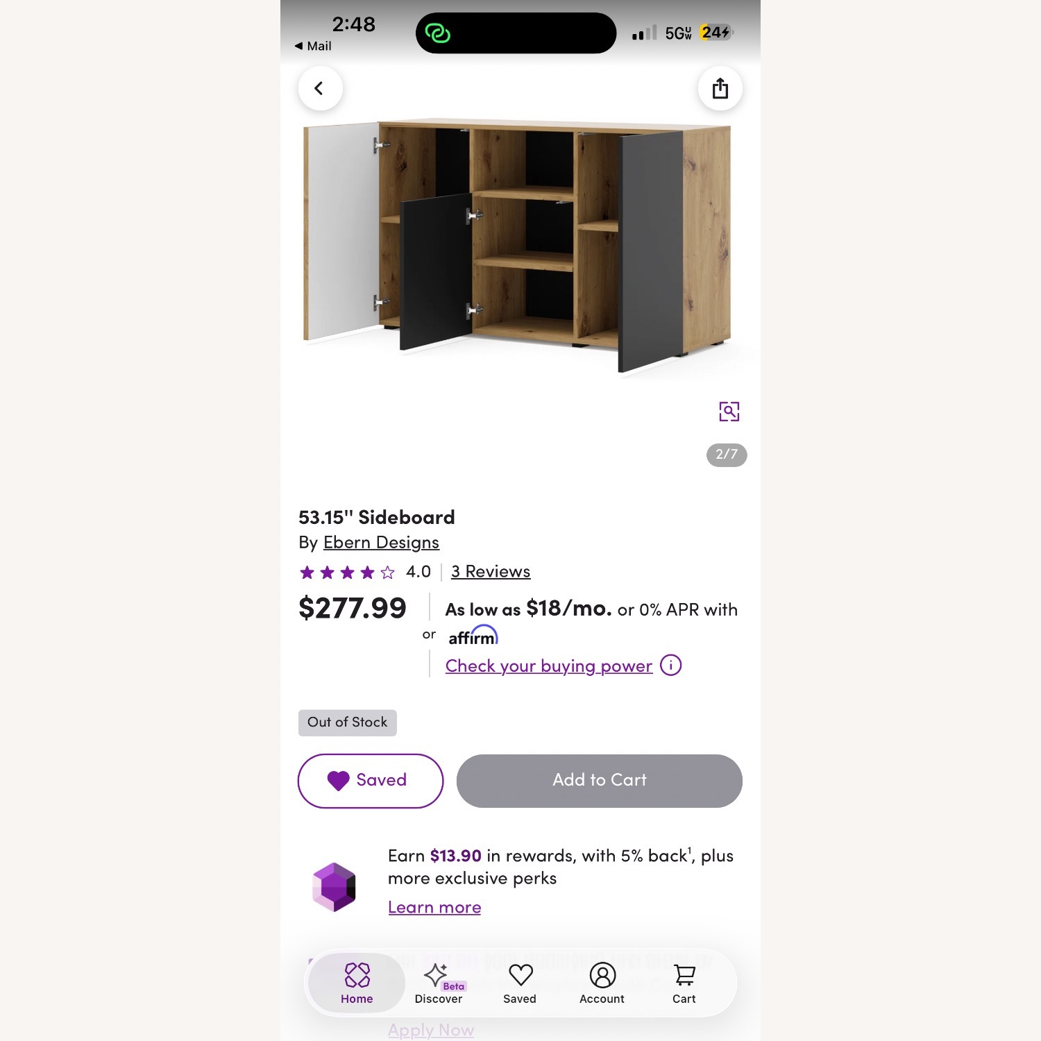 Wayfair Sideboard - image-2