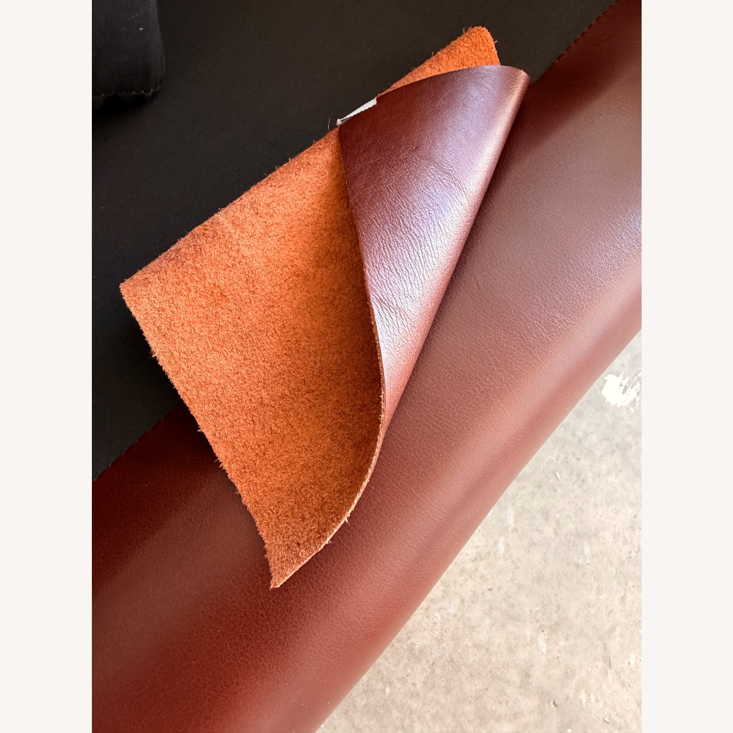 Genuine Leather Sofa - image-5