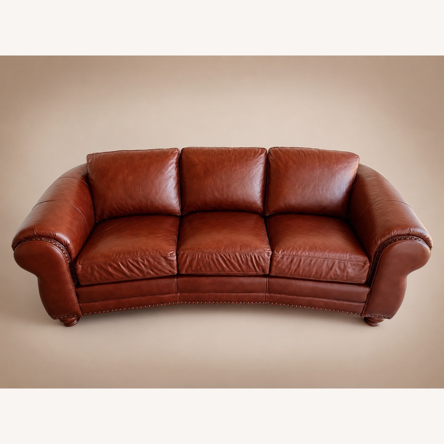 Genuine Leather Sofa - image-2