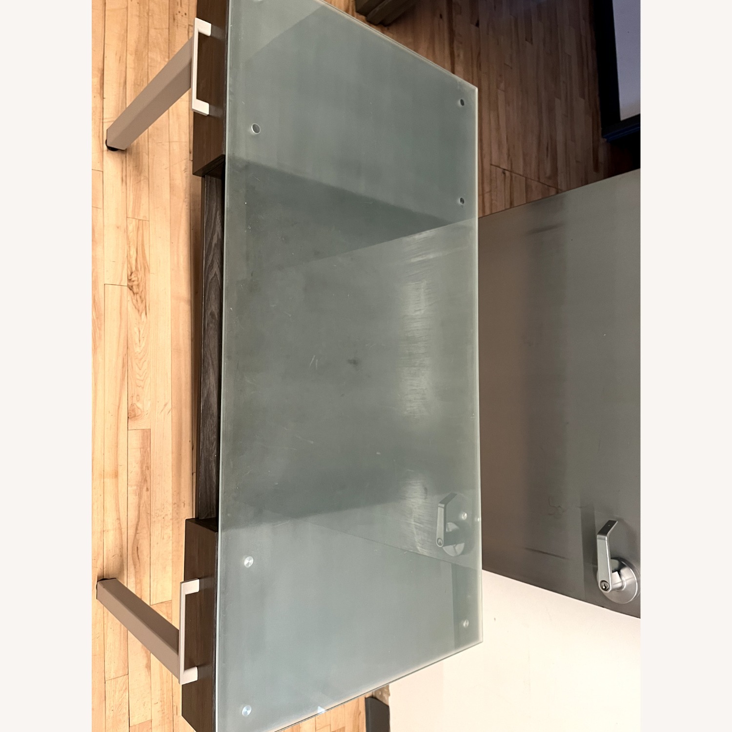 Matte Glass Contemporary Desk - image-3