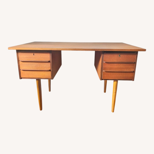 Used Vintage Danish Teakwood Desk for sale on AptDeco