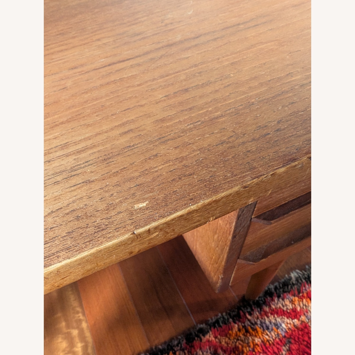 Vintage Danish Teakwood Desk - image-9