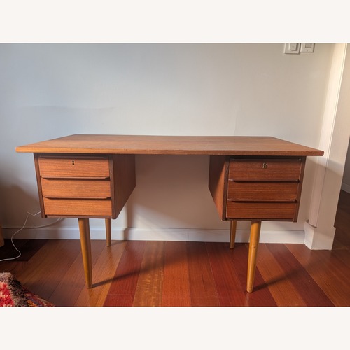 Used Vintage Danish Teakwood Desk for sale on AptDeco