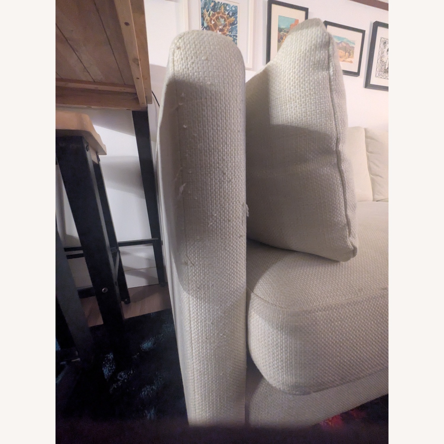 Article Anton Limestone Fabric 3+ Seater Sofa - image-4