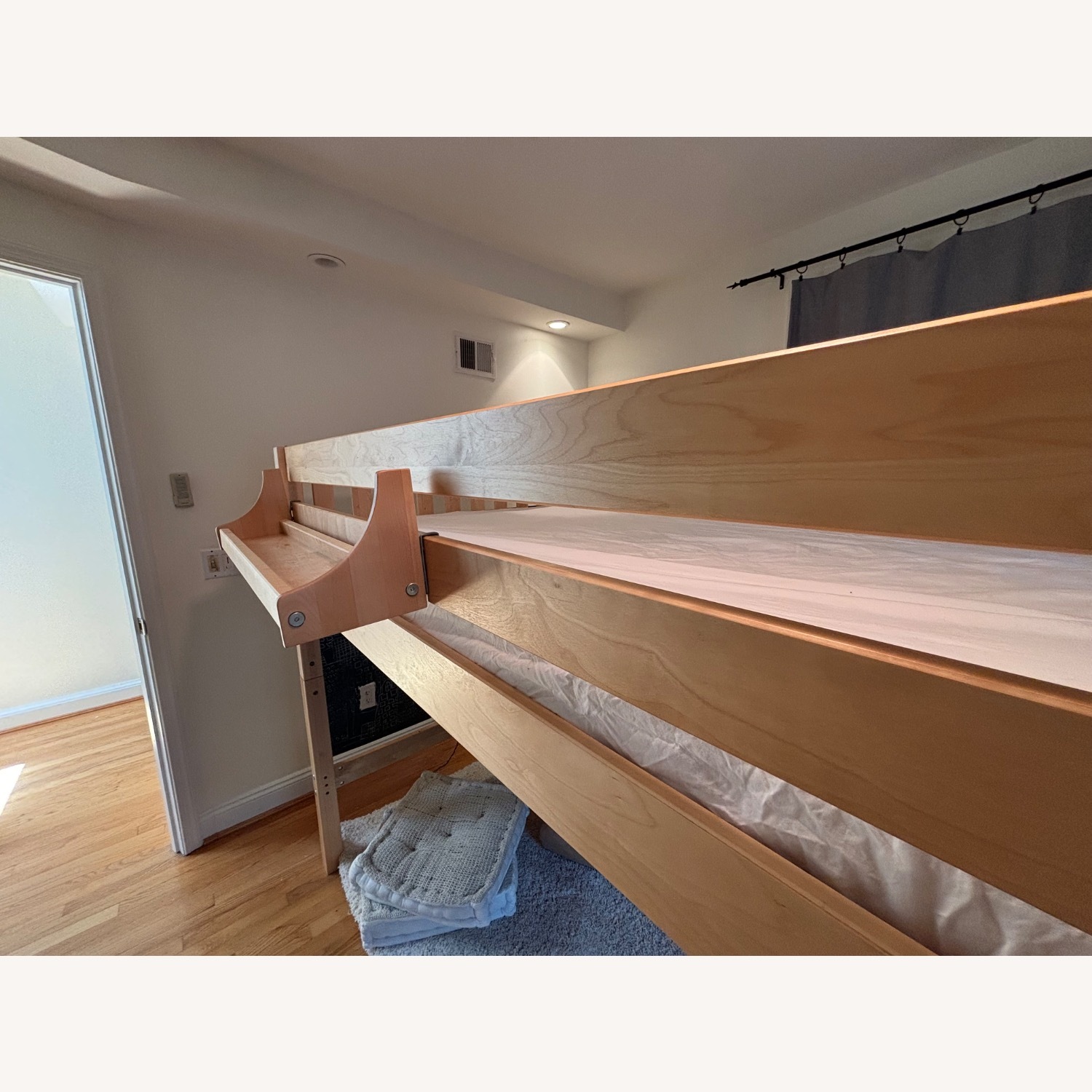 Solid Wood Mid-Loft Bed - image-10