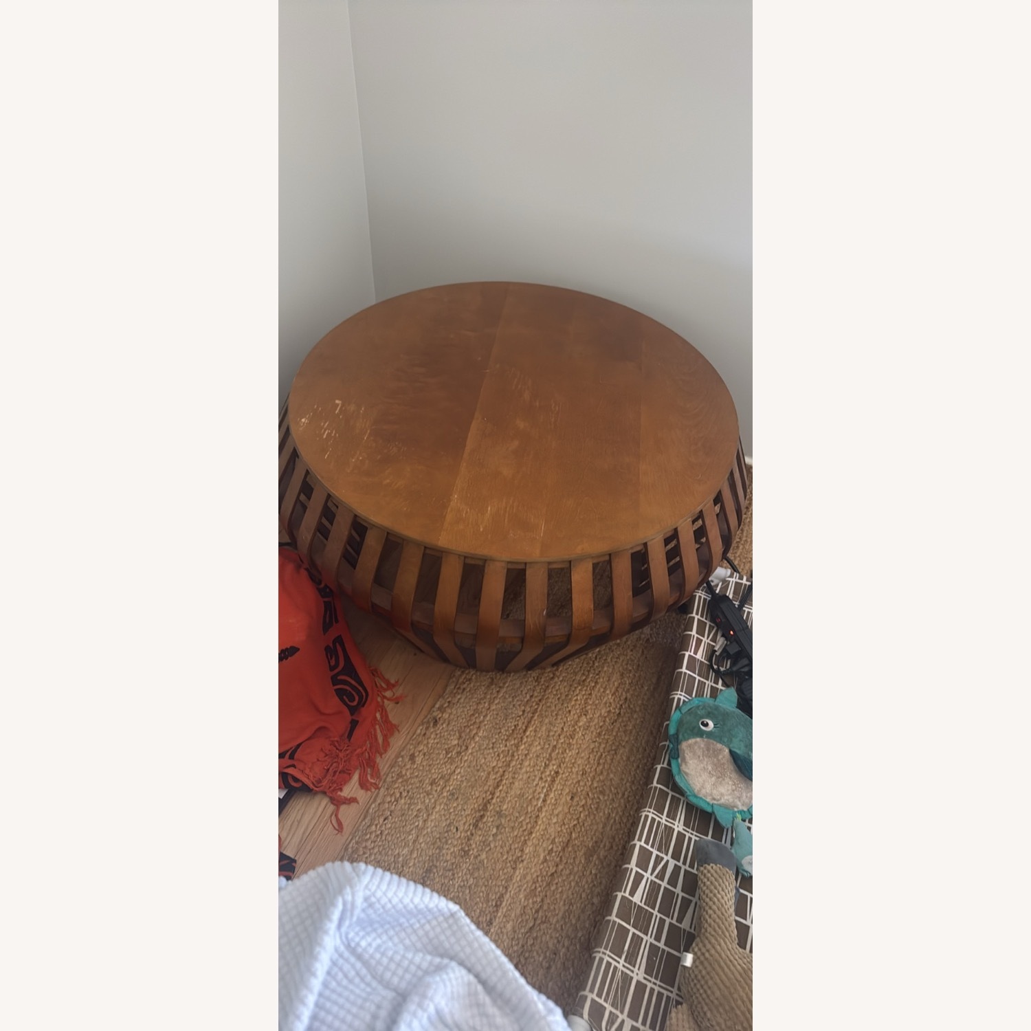 West Elm Bentwood Dark Brown Coffee Table - image-1