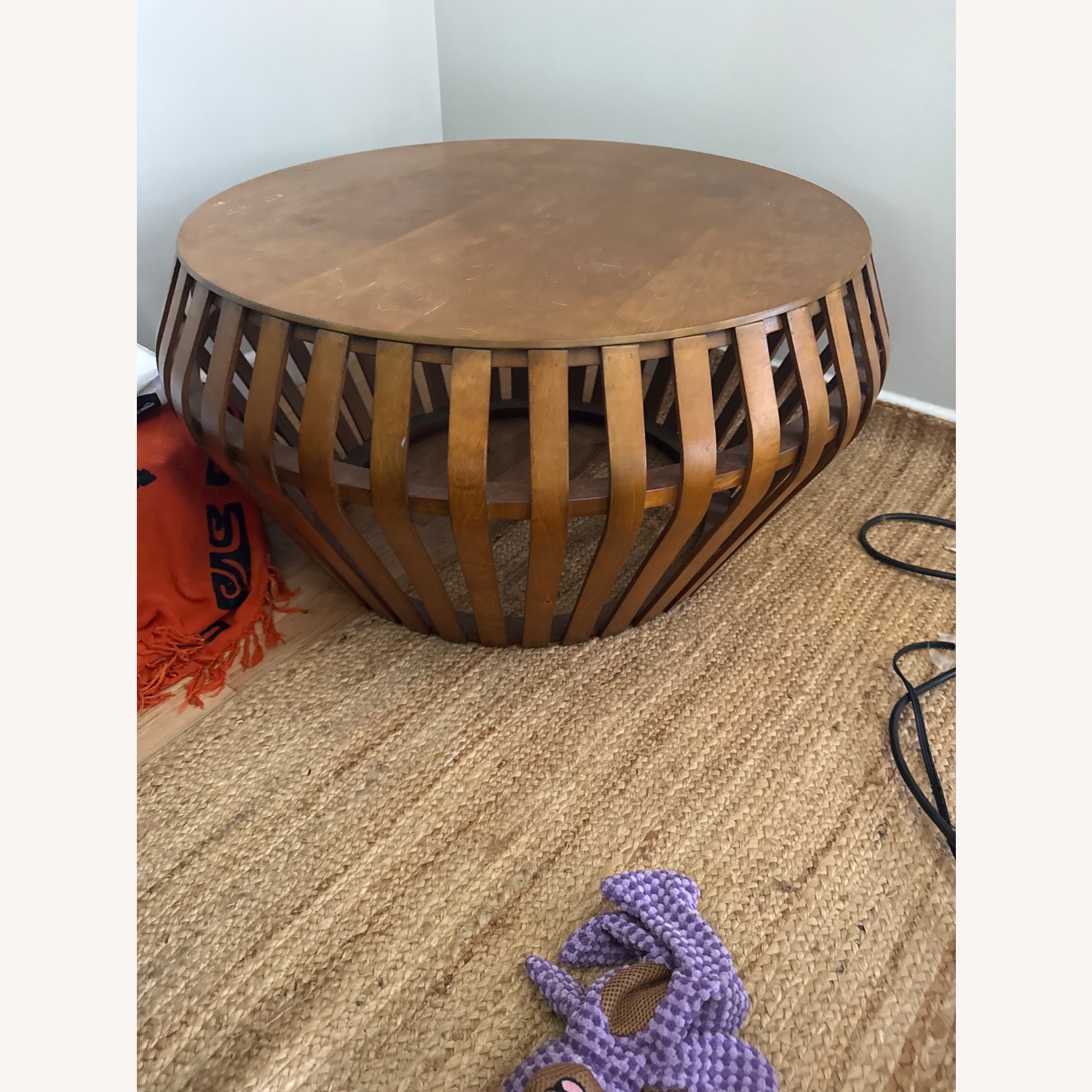 West Elm Bentwood Dark Brown Coffee Table - image-3
