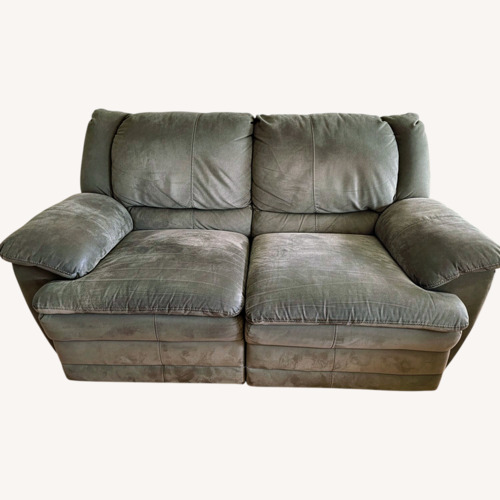 Used Microfiber Reclining Loveseat for sale on AptDeco