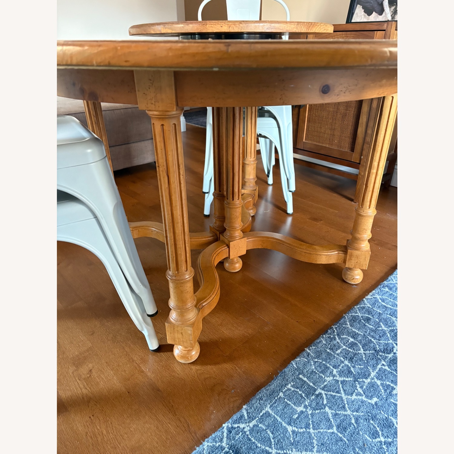 Milling Road Extendable Round Wood Dining Table - image-2