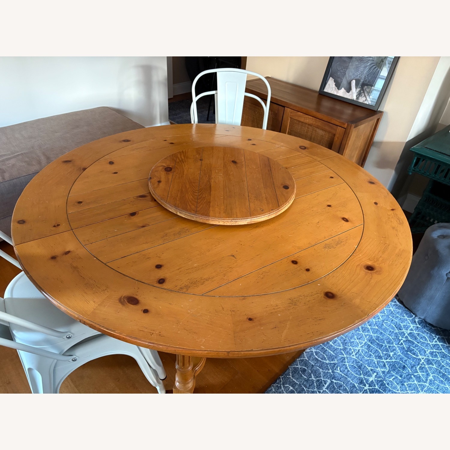 Milling Road Extendable Round Wood Dining Table - image-1