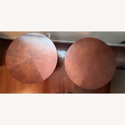 Used Dark Brown Fabric Side Tables for sale on AptDeco