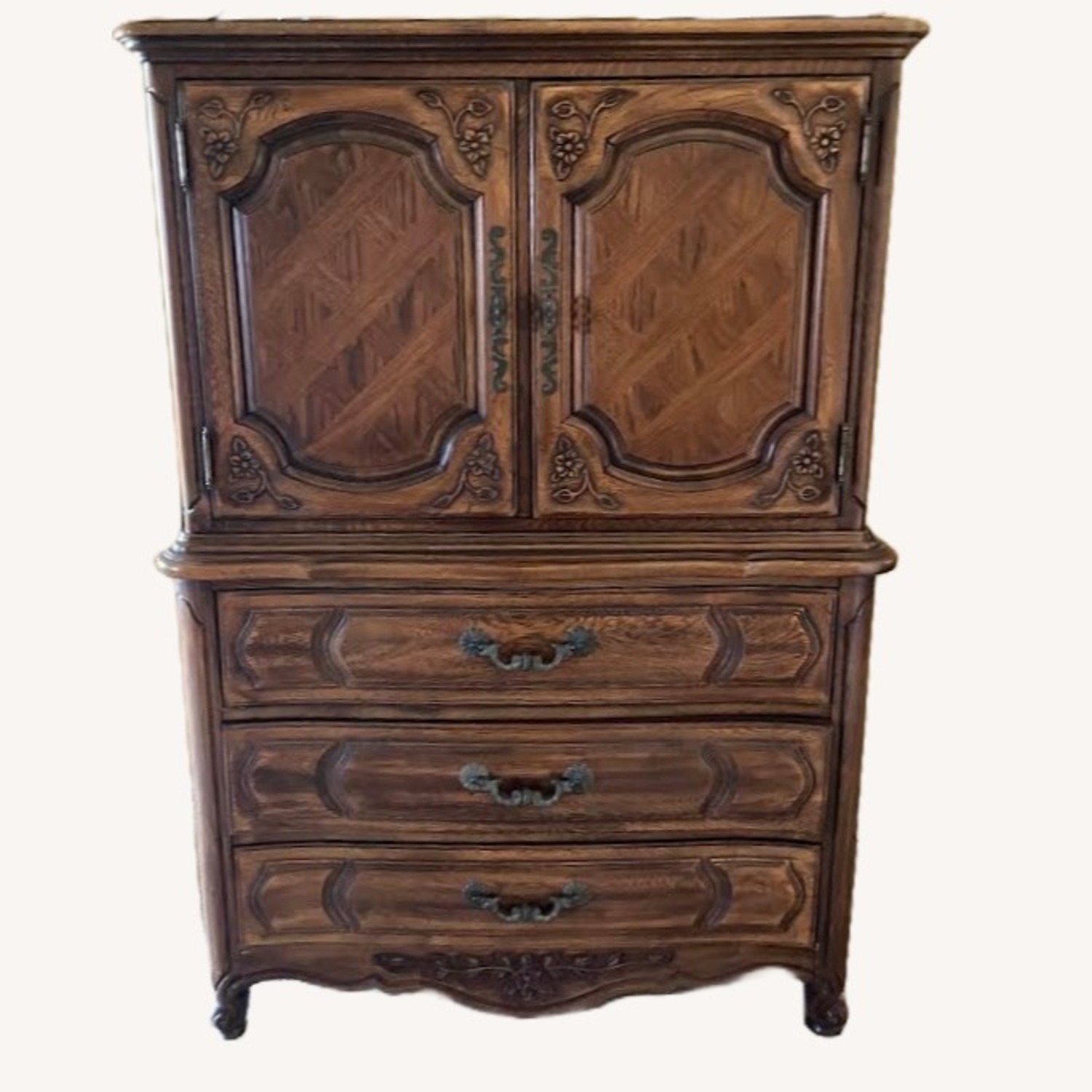 Vintage Thomasville French Provincial Armoire - image-1