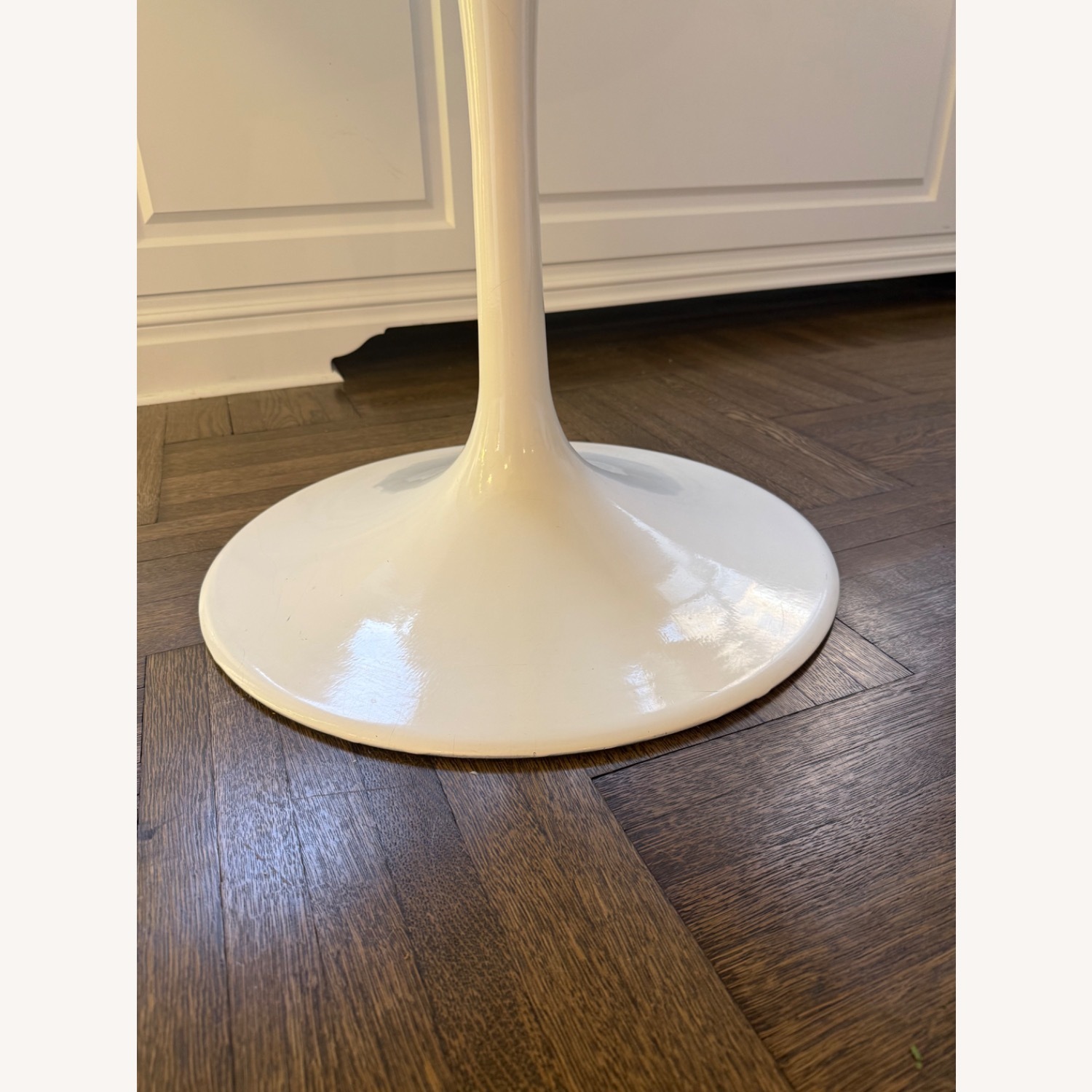 Rove Concepts Tulip White Marble Dining Table - image-5