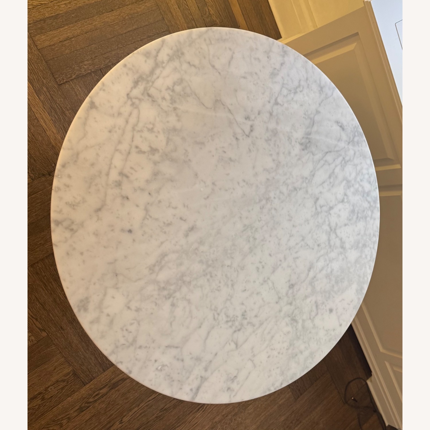 Rove Concepts Tulip White Marble Dining Table - image-3