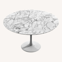 Rove Concepts Tulip White Marble Dining Table