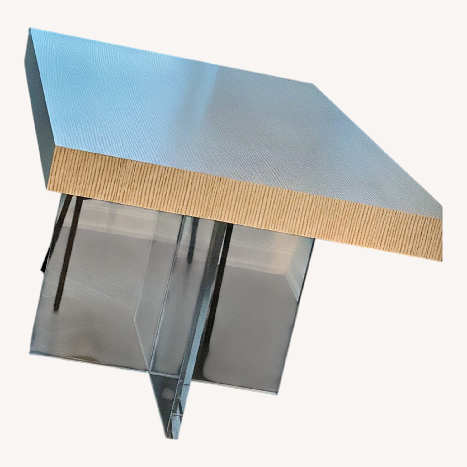 ModShop White Wood Dining Table - image-0