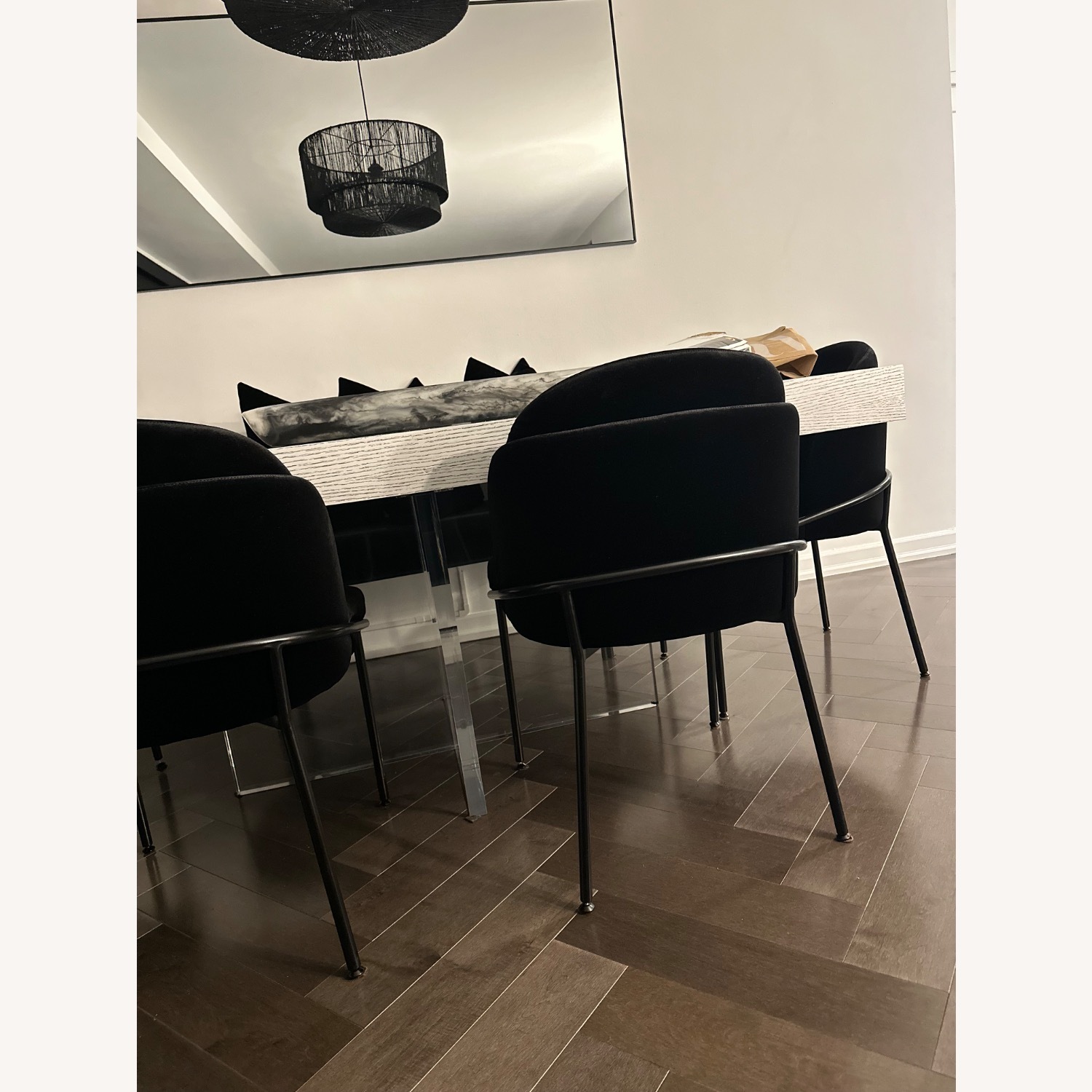 ModShop White Wood Dining Table - image-3