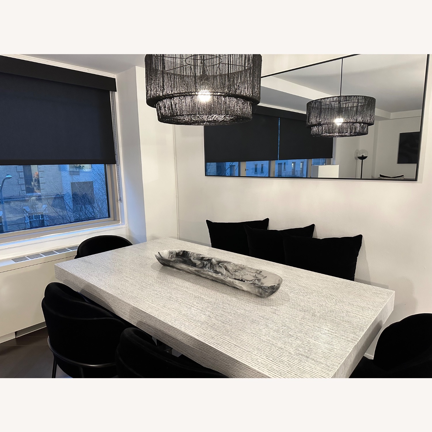 ModShop White Wood Dining Table - image-2