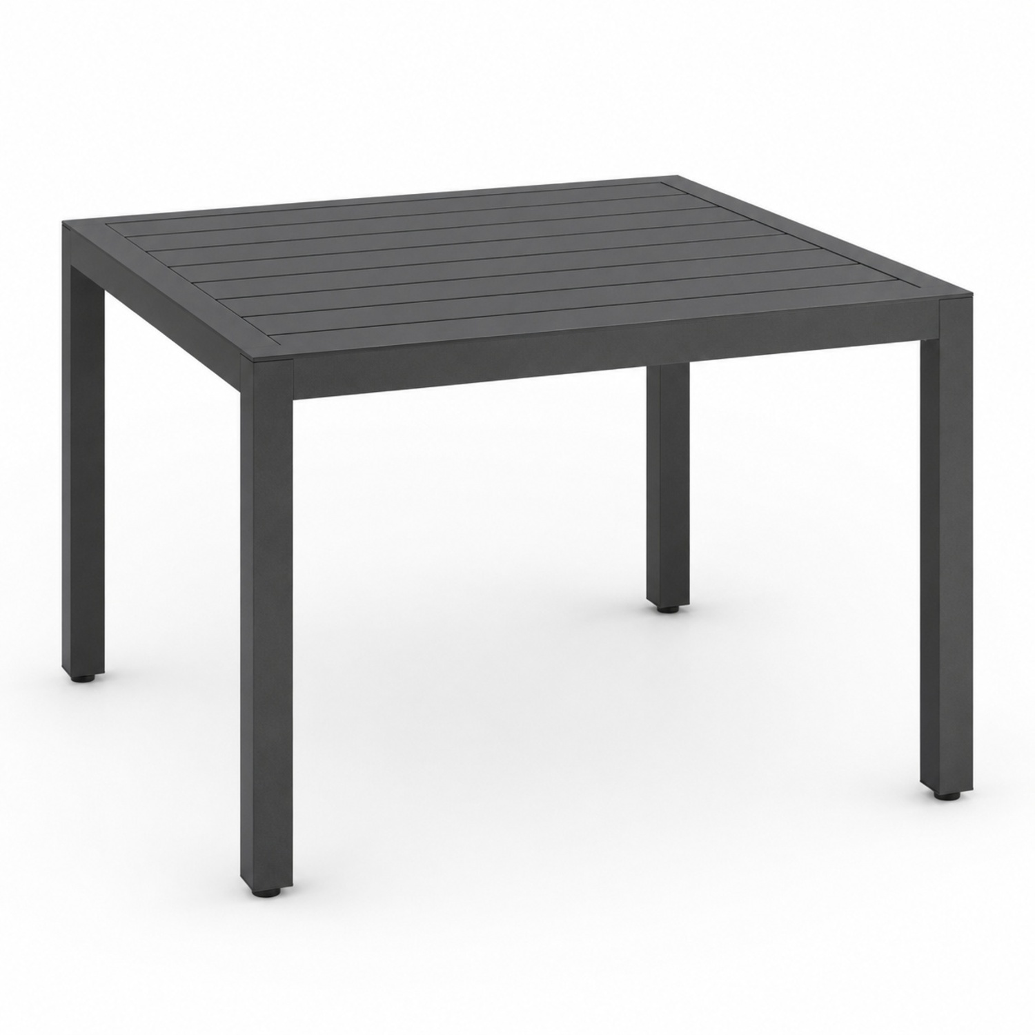 Restoration Hardware Aegean Dark Gray Metal Dining Table - image-4