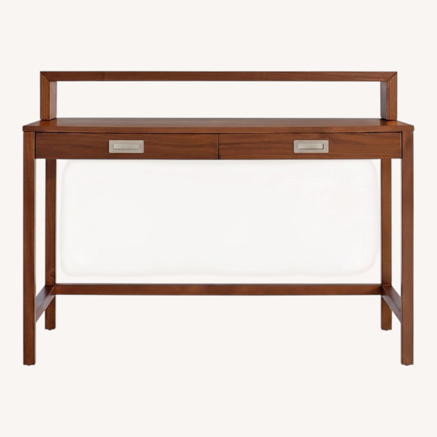 Crate & Barrel Aspect Walnut Modular Desk with Hutch - image-0