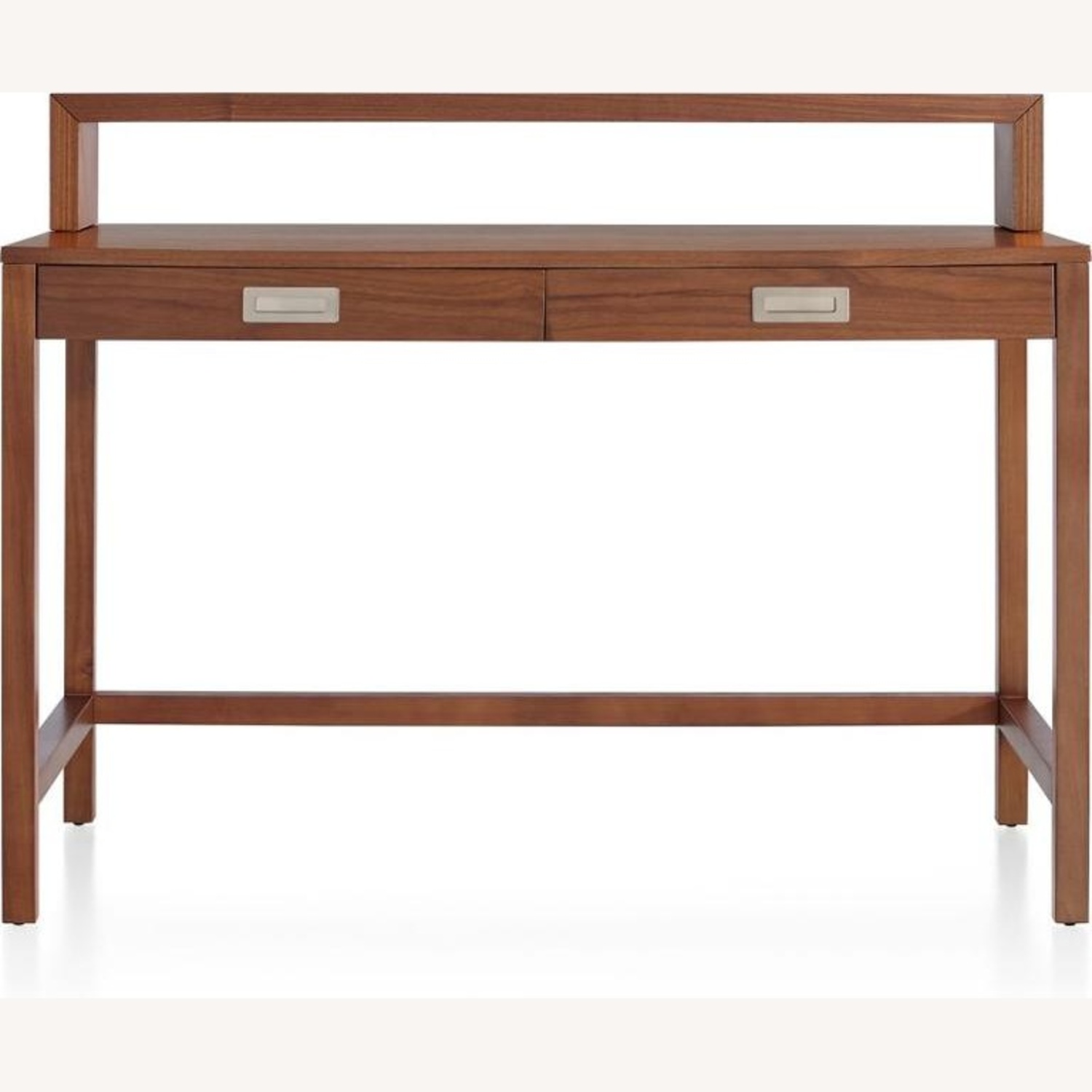 Crate & Barrel Aspect Walnut Modular Desk with Hutch - image-4