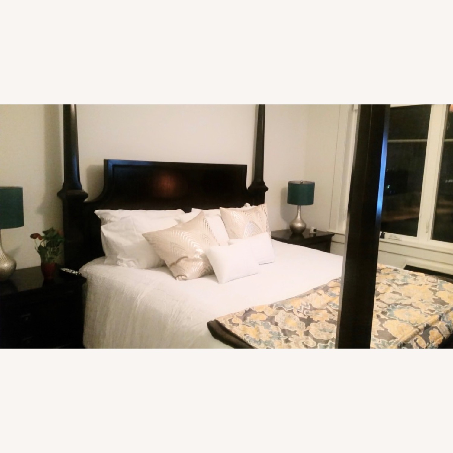 King Size Canopy Bed Frame - image-3